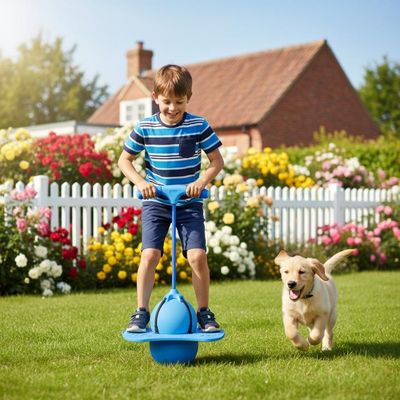 Balle Rebondissante,Jouet de Saut avec Pompe à Gonflage - Sphère Rebondissante,pour Garçons, Filles et Adultes, pour l'Entraînement au Saut et à l'Équilibre, en Utilisation