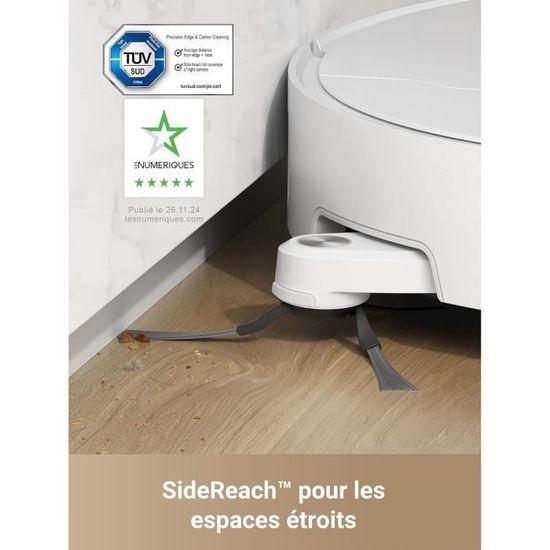 DREAME L40 Ultra Robot Aspirateur Et Laveur - Autonome, Nettoyage à L'Eau Chaude, 11000 Pa