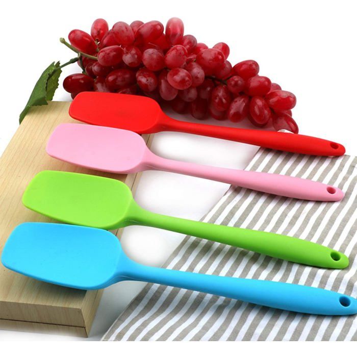 Lot De 2 Spatules Silicone Antiadhésives Pour Crêpes - Ustensiles Cuisine Résistants Haute Température