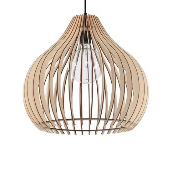 Suspension Ampoule E27 Avec Câble 100cm Blanc - Pour Ampoule à Vis (max 40W), Décoration Salon, Cuisine