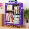 Armoire Penderie Imprimee 100 45 150 Cm Assembler La Garde Robe