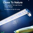 SALUTUYA Éclairage LED pour aquarium 15W LED Aquarium Éclairage Extensible Étanche Plante Aquatique Lumière animalerie aquarium-0