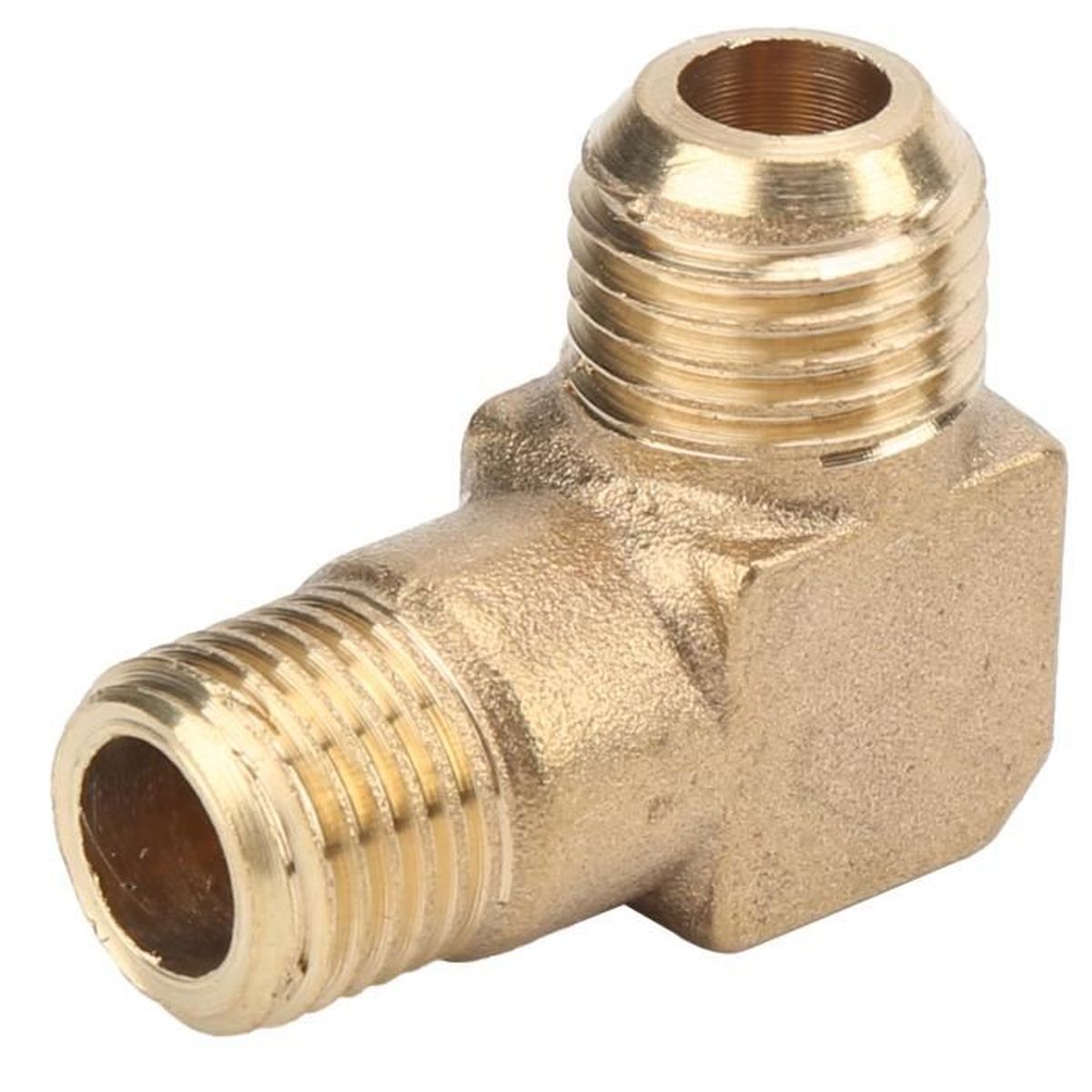 Raccord Pneumatique à Pousser 3/8 PT - 2 Pièces - Coude Et Droit 6 Mm - Pour Systèmes Air Voiture Et Camion
