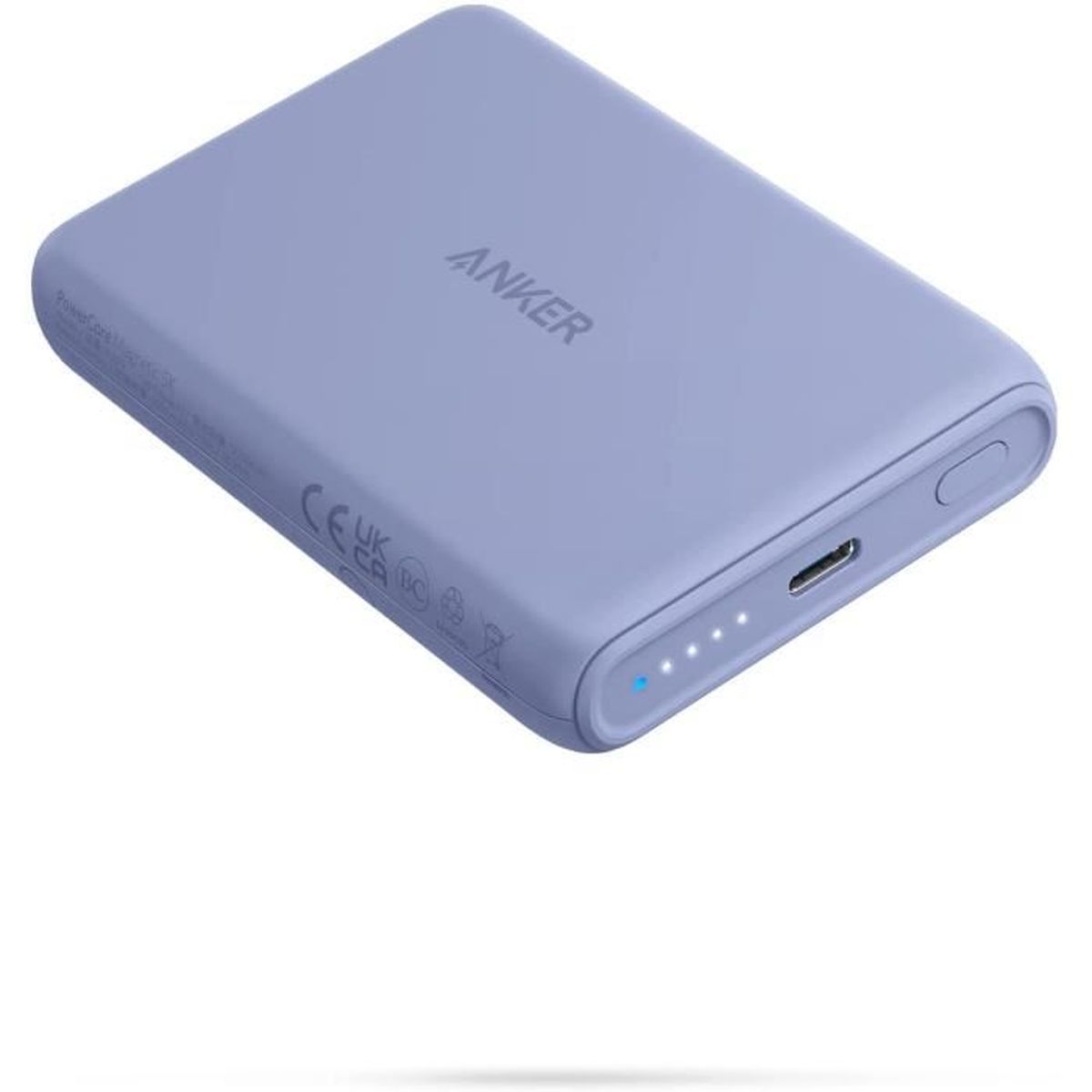 Hostil Expresión presentar Anker PowerCore Magnetic 5K Chargeur Portable Magnétique sans Fil, Batterie  Externe sans Fil avec Câble USB C pour iPhone 13 Série/i - Cdiscount  Téléphonie