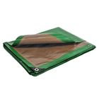 TECPLAST Bâche Pergola 3x5 m HQ250PR Verte et Marron - Haute Performance - Toile Pergola ou Tonnelle étanche pour terrasse