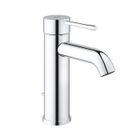 GROHE Mitigeur lavabo monocommande Essence 23589001 - Bec fixe - Limiteur de température - Economie d'eau - Chrome - Taille S