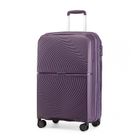 British Traveller Valise de Soute 76x51x30cm Valise en Polypropylène avec 4 Roulettes, Serrure TSA et Poignée Télescopique, Violet