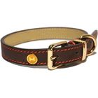 ROSEWOOD Collier en cuir - 35,6 à 45,7cm - Marron - Pour chien