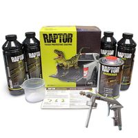 Kit de Raptor Noir 4 bouteille, durcisseur et pistolet inclus UPOL