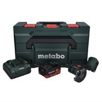 Metabo Meuleuse d'angle sans fil CC 18 LTX Brushless + 1x Batterie 5,5Ah + Chargeur + Coffret de transport MetaLoc