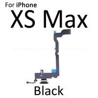 Xs max noir - Connecteur de chargeur USB, Port de chargement, Dock, câble flexible pour iPhone, avec micro, p