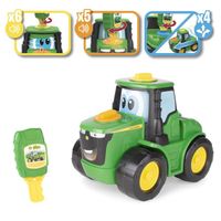 Tracteur interactif Johnny Key & Go - John Deere - Sons et lumières uniques - Pour enfant dès 18 mois