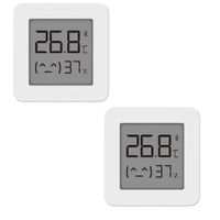 2pcs - XIAOMI Mijia – thermomètre et hygromètre numérique intelligent sans fil, Bluetooth, fonctionne avec l'