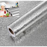 40*300cm Papier d'aluminium d'autocollants imperméables à l'épreuve de l'huile de cuisine  E