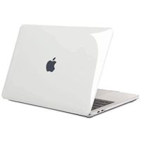 TECOOL Coque MacBook Pro 13 Pouces M2 2022 M1 2020-2016 Touch Bar Modèle A2338 A2289 A2251 A2159 A1989 A1708 A1706, Transparent