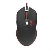 Souris filaire USB TD® souris filaire bureau à domicile suivi optique haute qualité noir souris ergonomique pour jeux et bureau