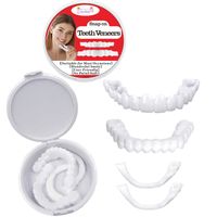 TD® Prothèse dentaire manger anti-blocage prothèses dentaires simulation dents couronnes dentition patchs blanchissant dents