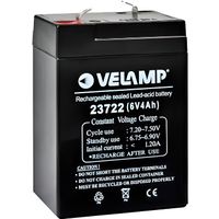 VeLamp  Batterie au Plomb 6 V 4 AH 0,7 kg - 23722