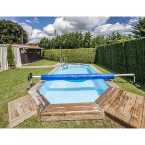 Enrouleur bâche piscine - Cdiscount Jardin