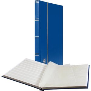 Stockbook Prophila anti-poussière 64 pages rembourrées avec étui de rangement bleu Stockbook Prophila anti-poussière 64 pages rembourrées avec étui de rangement bleu