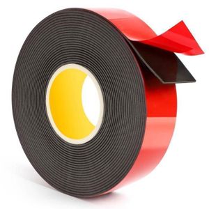 Ruban Adhésif Double Face Extra Fort Noir 50mm x 10m - Ruban Parfait pour  Montage Durable et Adapté à l'industrie Automobile, L A316 - Cdiscount  Bricolage