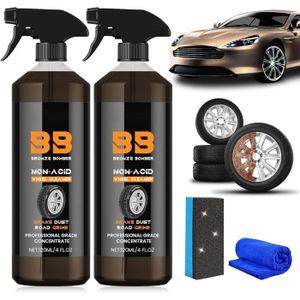 ADDITIF Brake Bomber Cleaner Powerful Wheel Cleaner,Bronze Non-Acid Wheel Cleaner Perfect for Cleaning Wheels and Tires Safe On Alloy.
