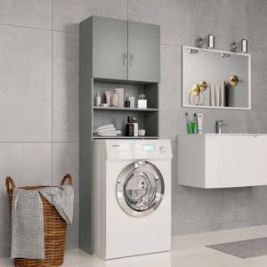 Meuble Wc Metal Blanc Achat Vente Colonne Armoire Sdb Meuble