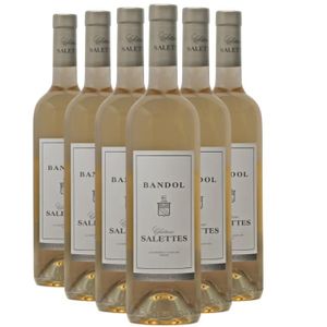 VIN BLANC Château Salettes Bandol Blanc 2022 - Bio - Lot de 