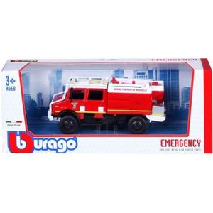 Camion de pompier Iveco Magirus 150-E 28 en métal 1/55ème - BURAGO