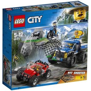 ASSEMBLAGE CONSTRUCTION LEGO® City 60172 La course-poursuite en montagne -