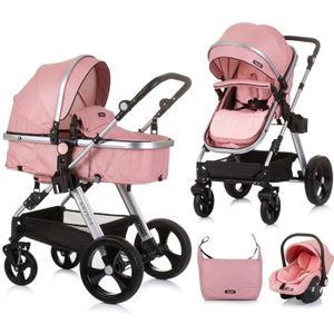 Poussette cosy rose top