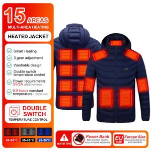 Veste Chauffante Enfant Rechargeable USB - 3 Niveaux De Chauffage Pour Hiver Et Camping