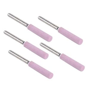 5pcs tronçonneuse Sharpener Burr meule Fichier 4.8 mm 3//16 tronçonneuse affûtage