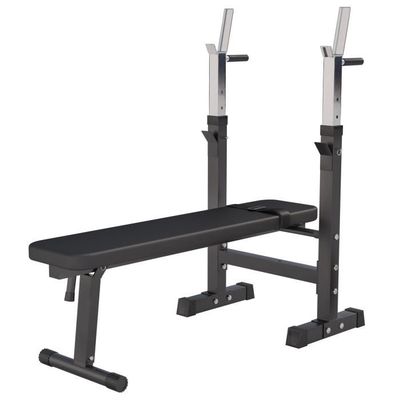 GORILLA SPORTS Step Fitness Réglable Multifonctionnel - Banc Plat, Charge Max 200 Kg, Surface Antidérapante