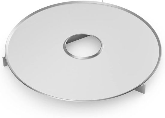 Plaque Plancha Céramique Pour Big Green Egg Et Kamado Joe 47 Cm - Diamètre 44,5 Cm, Anti-adhésive, Avec évacuation Graisses