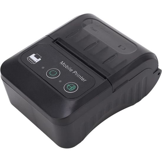Mini Imprimante Thermique Sans Fil 58 Mm - Bluetooth 4.0 - Pour IOS/Android/Windows - USB - Pour Reçus Et Tickets