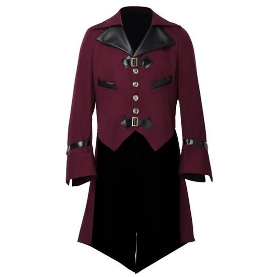 Manteau bourgogne sale