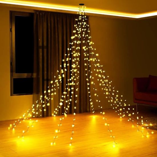 Lot De 400 Lumières Led Pour Sapin De Noël, 175 X 16 Branches D'Arbres