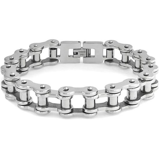 Bracelet Chaîne De Moto En Acier Pour Homme