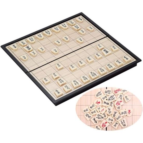 Jeu D'échecs Japonais Shogi Magnétique – Voyage 24 Cm – Pliable – Kokosun