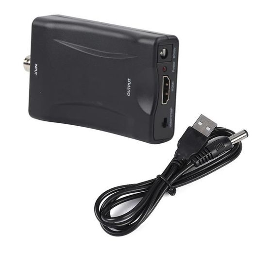 Convertisseur Vidéo BNC Vers HDMI HD 1080P/720P Boîtier De Adaptateur