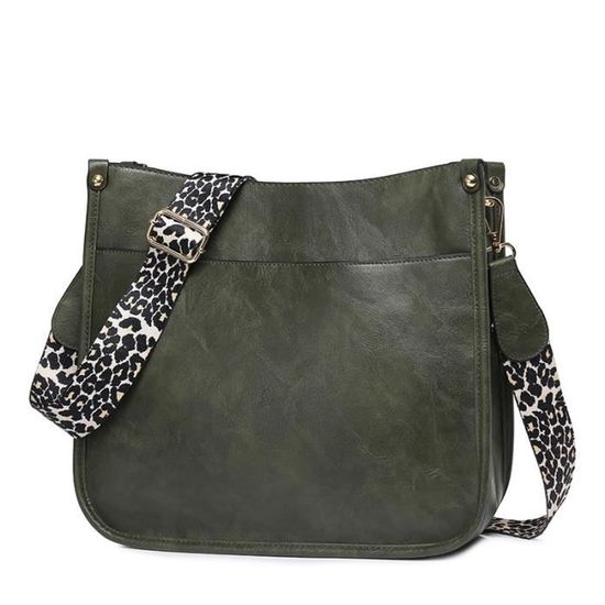 Sac à Main ISEYOU En Cuir PU - 2 Bretelles Amovibles - Bandoulière Femme Élégante