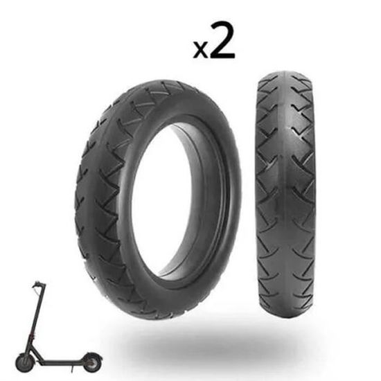 Pneu Plein Anti-crevaison Pour Trottinette Xiaomi M365 / M365 Pro - Noir