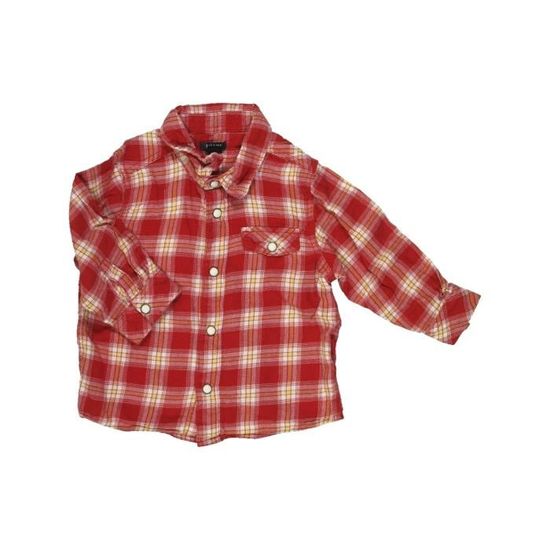 Chemise Manches Longues Bebe Garcon Kiabi 12 Mois Rouge Hiver Rouge Cdiscount Pret A Porter