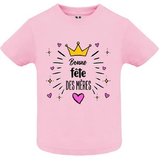 T shirt fete des meres hotsell bebe