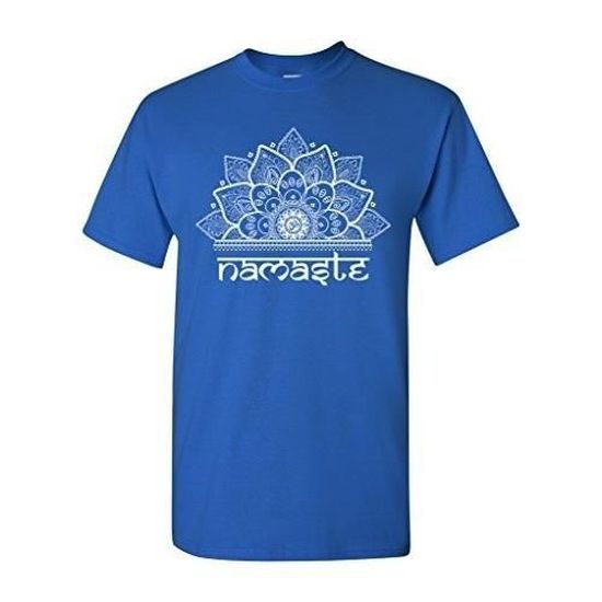 Namaste Namaskar Om Aum Sanskrit Hindu Salutations Drole D Humour Tee Shirt Black Cdiscount Pret A Porter