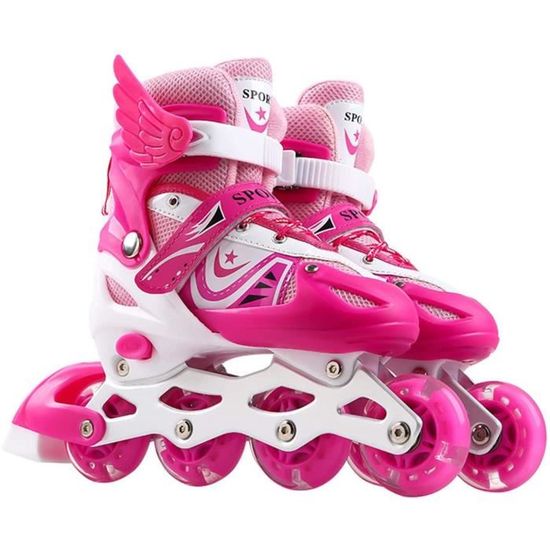 Roller Quad Roller Fille Roues Roller Quad Roller Enfant Garcon