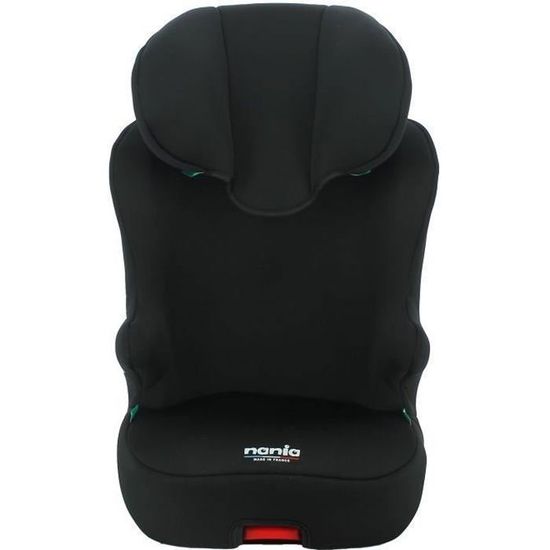 Nania Rehausseur Isofix ALPHIX 126-150 Cm R129 I-Size - Fabrication Française Avec Accoudoirs (Access Noir) - Pour Enfants 8 à 12 Ans