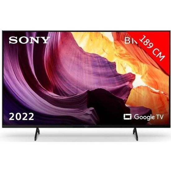 TV LED 4K 164 cm SONY KD65X81K - Google TV - Dolby Atmos - 4 HDMI - 2 USB