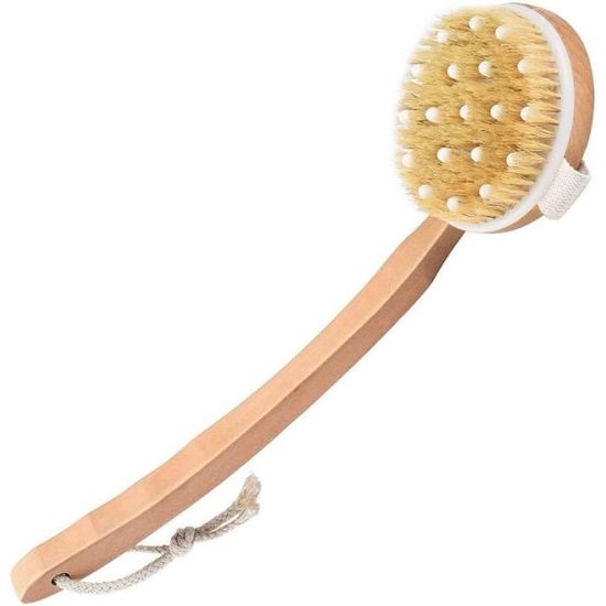 Lot de 2 pinceaux à badigeonner à pâtisserie, brosse à huile en poils de sanglier, brosse à barbecue, pour sauce, œuf à tartiner, marinade, noir